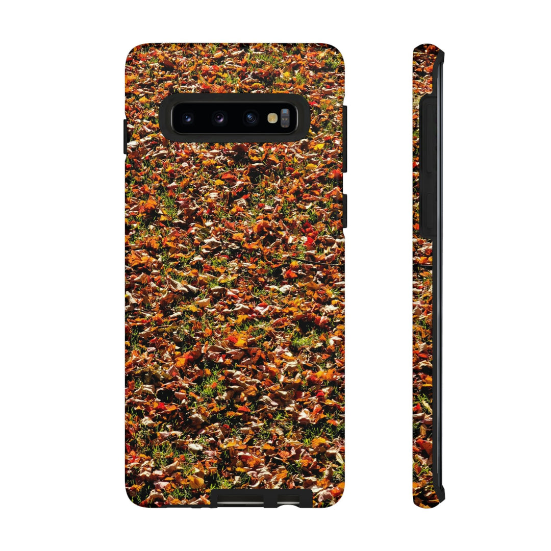 Cool Phone Case | Aesthetic Phone Case | Fall Leaves | For Samsung Galaxy S23, S22, S21, S20 | Luxury Double Layer | Cute - Studio40ParkLane