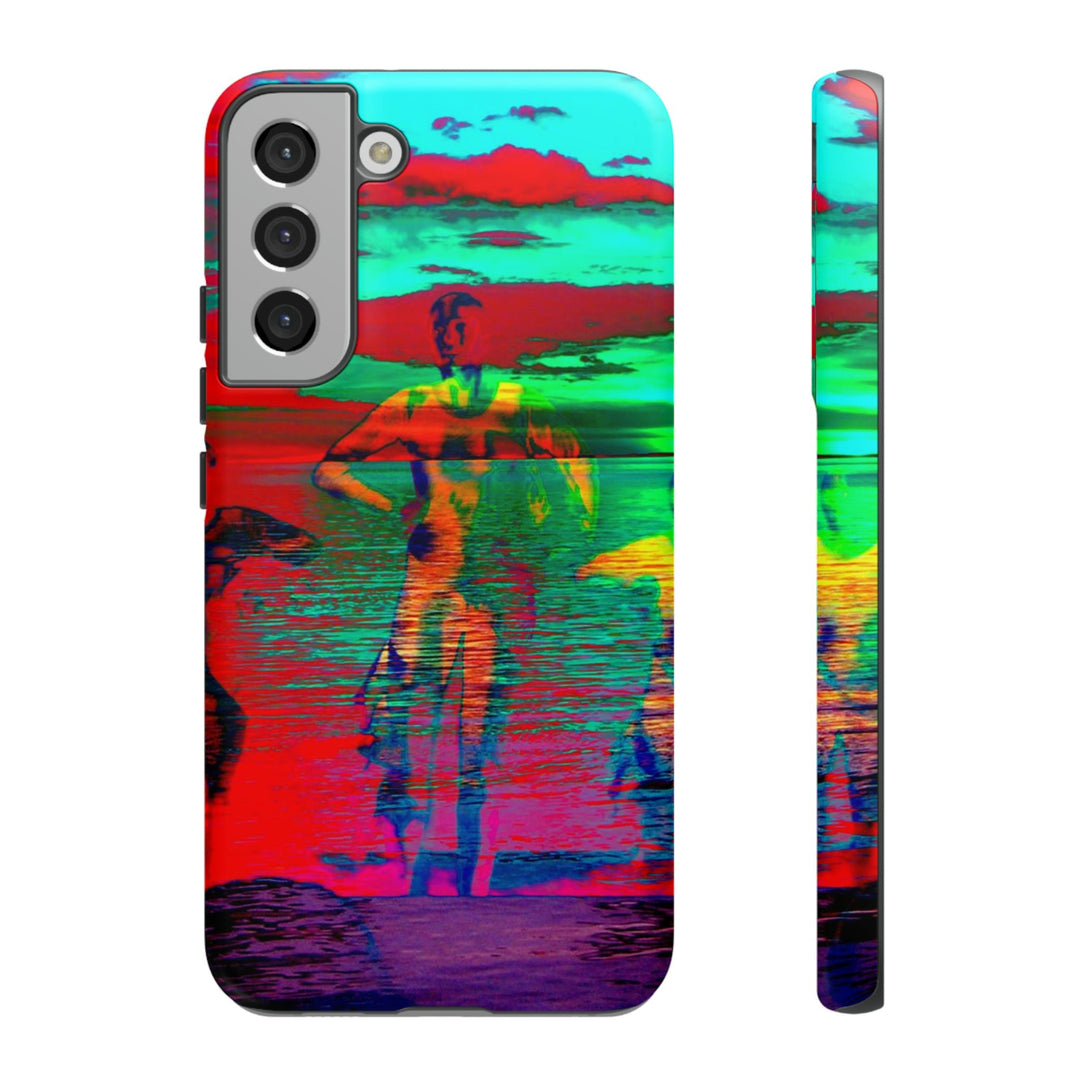 Cute Samsung Phone Case | Aesthetic Samsung Phone Case | Dance Sunset Colorful | Galaxy S23, S22, S21, S20 | Luxury Double Layer | Cool - Studio40ParkLane