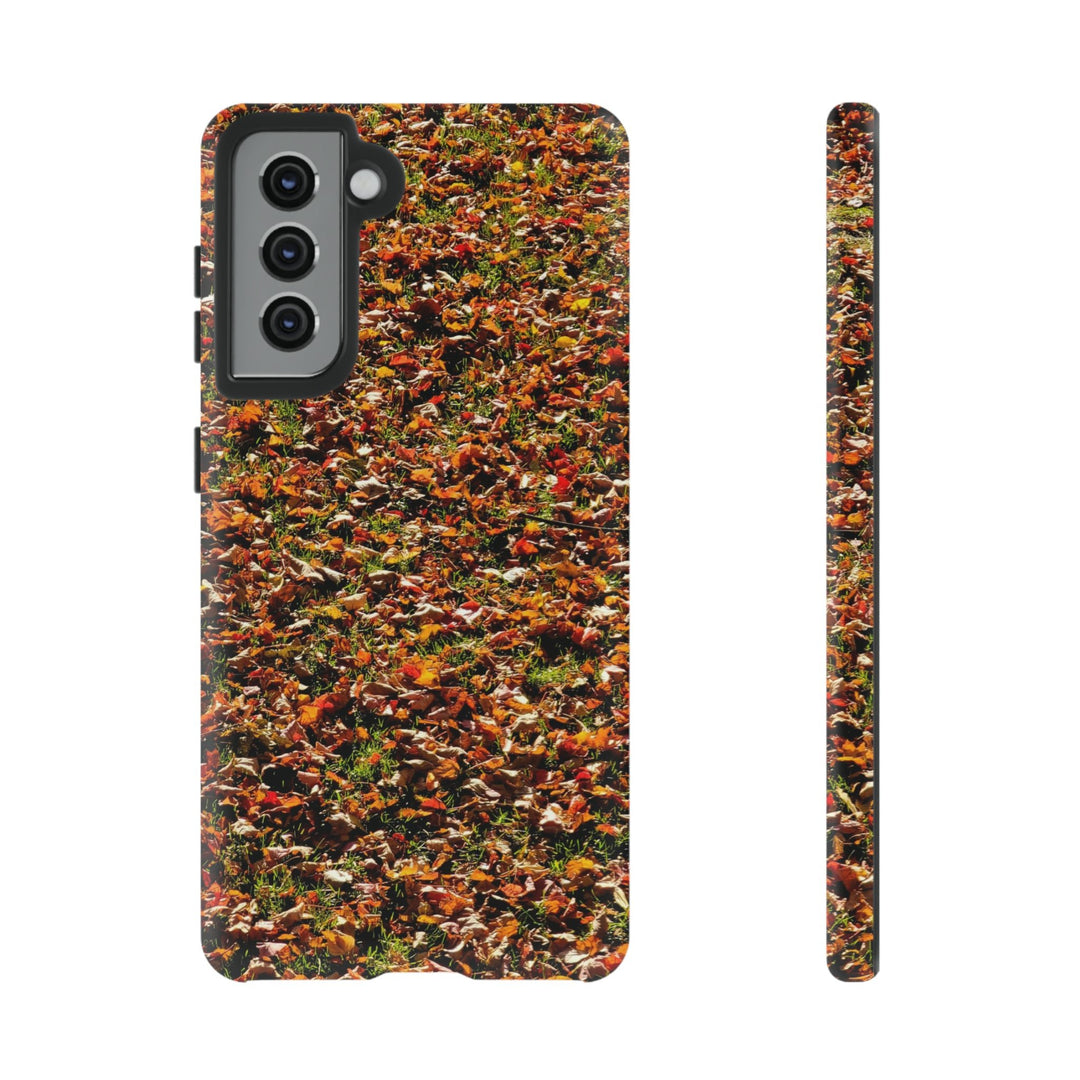 Cool Phone Case | Aesthetic Phone Case | Fall Leaves | For Samsung Galaxy S23, S22, S21, S20 | Luxury Double Layer | Cute - Studio40ParkLane