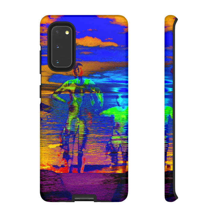 Cute Samsung Phone Case | Aesthetic Samsung Phone Case | Dance Sunset Colorful | Galaxy S23, S22, S21, S20 | Luxury Double Layer | Cool - Studio40ParkLane