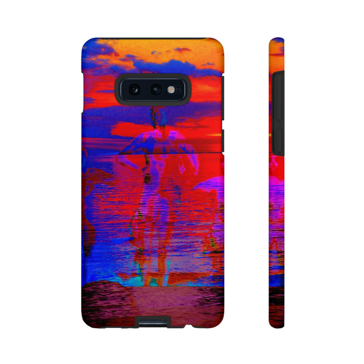 Cute Samsung Phone Case | Aesthetic Samsung Phone Case | Dance Sunset Colorful | Galaxy S23, S22, S21, S20 | Luxury Double Layer | Cool - Studio40ParkLane
