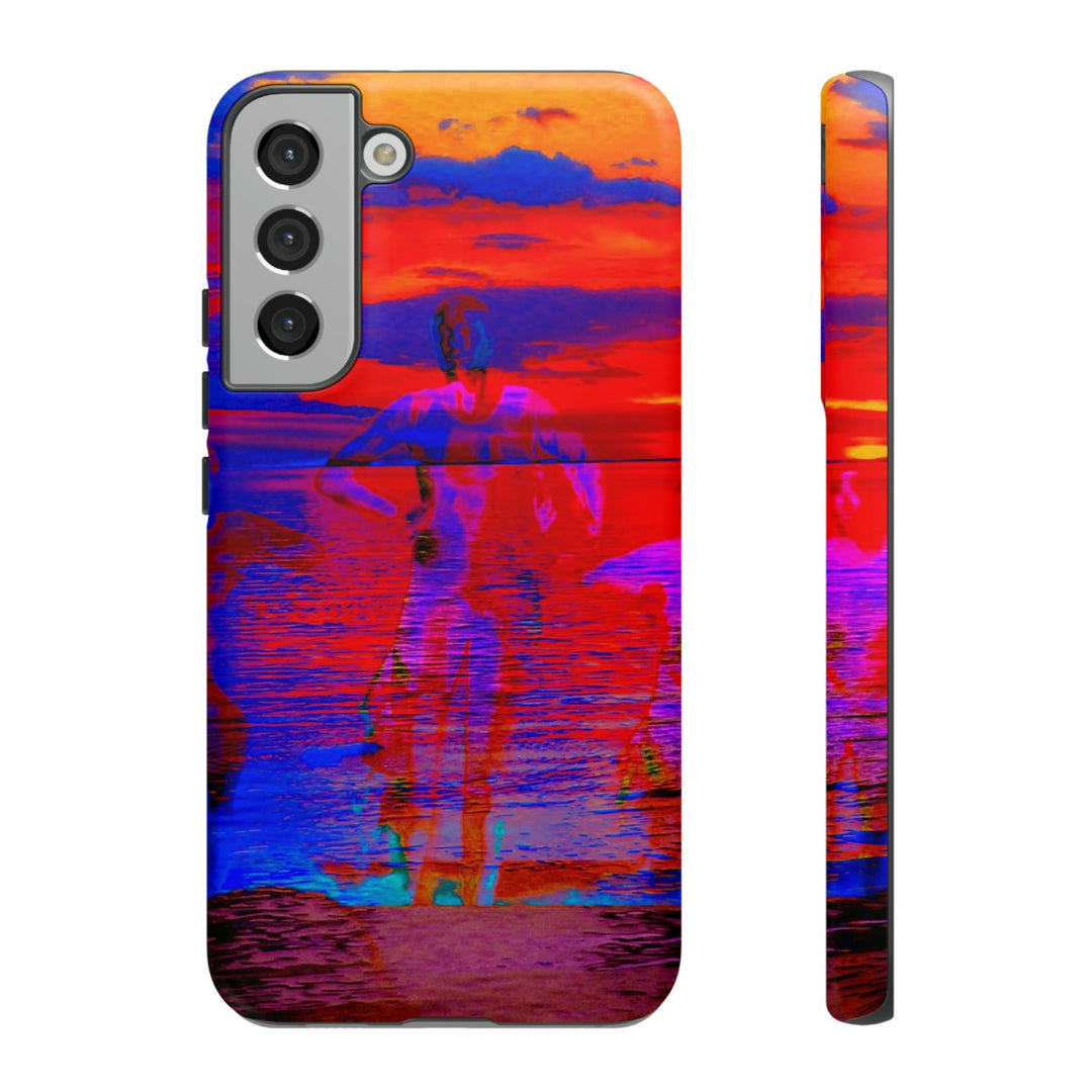 Cute Samsung Phone Case | Aesthetic Samsung Phone Case | Dance Sunset Colorful | Galaxy S23, S22, S21, S20 | Luxury Double Layer | Cool - Studio40ParkLane