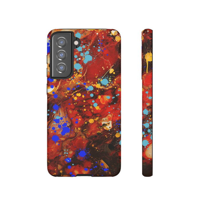 Cool Phone Case | Aesthetic Phone Case | Fall Colors Marble | For Samsung Galaxy S23, S22, S21, S20 | Luxury Double Layer | Cute - Studio40ParkLane