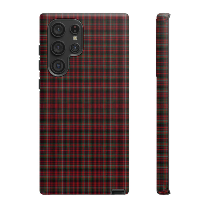 Samsung Galaxy Phone Case | Tough Case double layered | Impact resistant | Galaxy S23, S22, S21, S20 - Matte/Glossy Rose Tartan McDonald - Studio40ParkLane