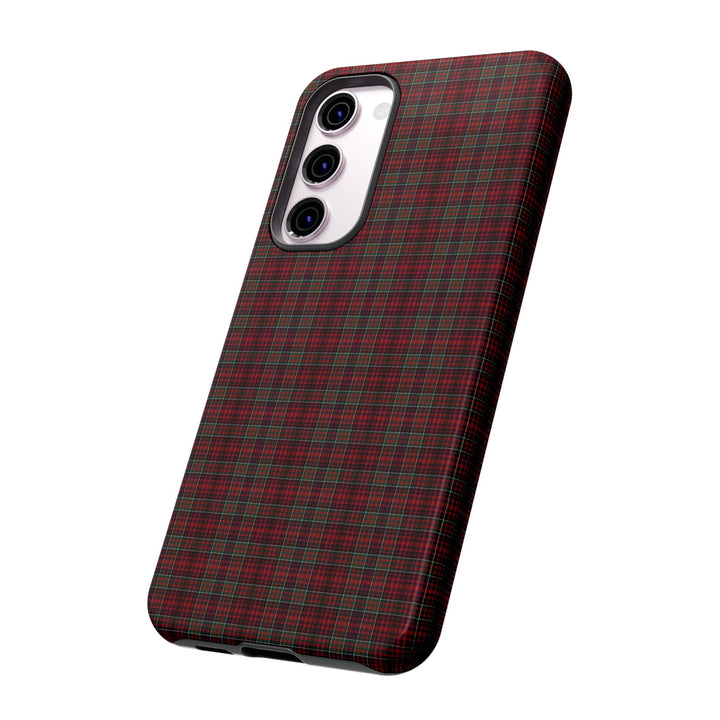 Samsung Galaxy Phone Case | Tough Case double layered | Impact resistant | Galaxy S23, S22, S21, S20 - Matte/Glossy Rose Tartan McDonald - Studio40ParkLane