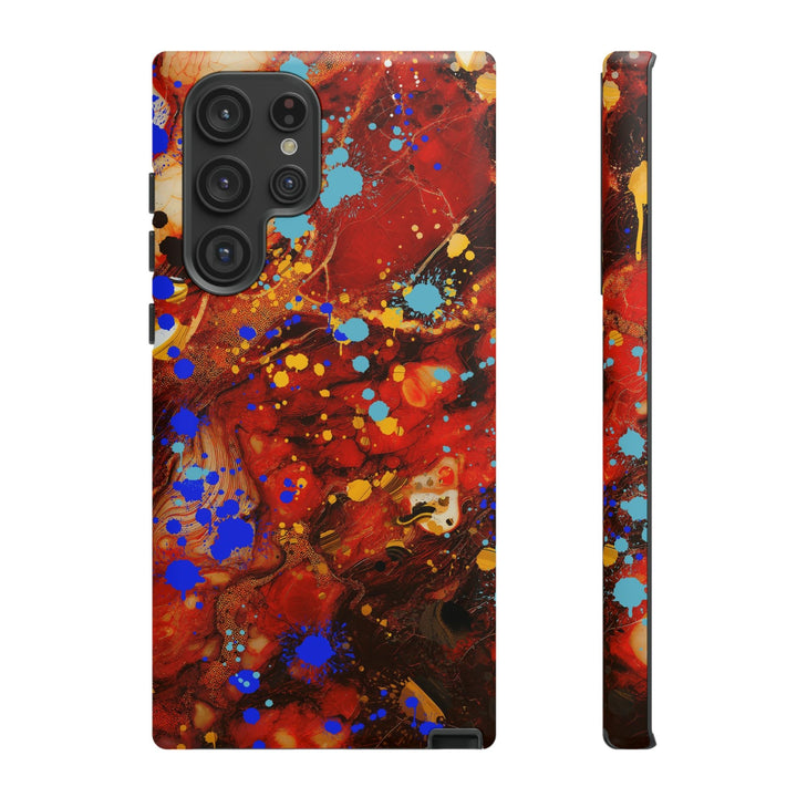 Cool Phone Case | Aesthetic Phone Case | Fall Colors Marble | For Samsung Galaxy S23, S22, S21, S20 | Luxury Double Layer | Cute - Studio40ParkLane