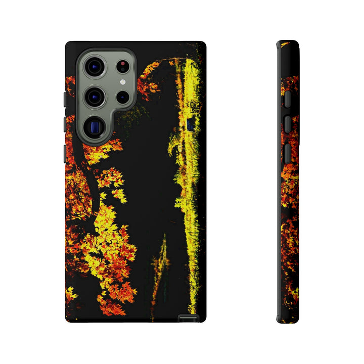 Cute Samsung Phone Case | Aesthetic Samsung Phone Case | Fall Leaves North Bridge | Galaxy S23, S22, S21, S20 | Luxury Double Layer | Cool - Studio40ParkLane