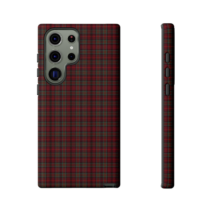 Samsung Galaxy Phone Case | Tough Case double layered | Impact resistant | Galaxy S23, S22, S21, S20 - Matte/Glossy Rose Tartan McDonald - Studio40ParkLane
