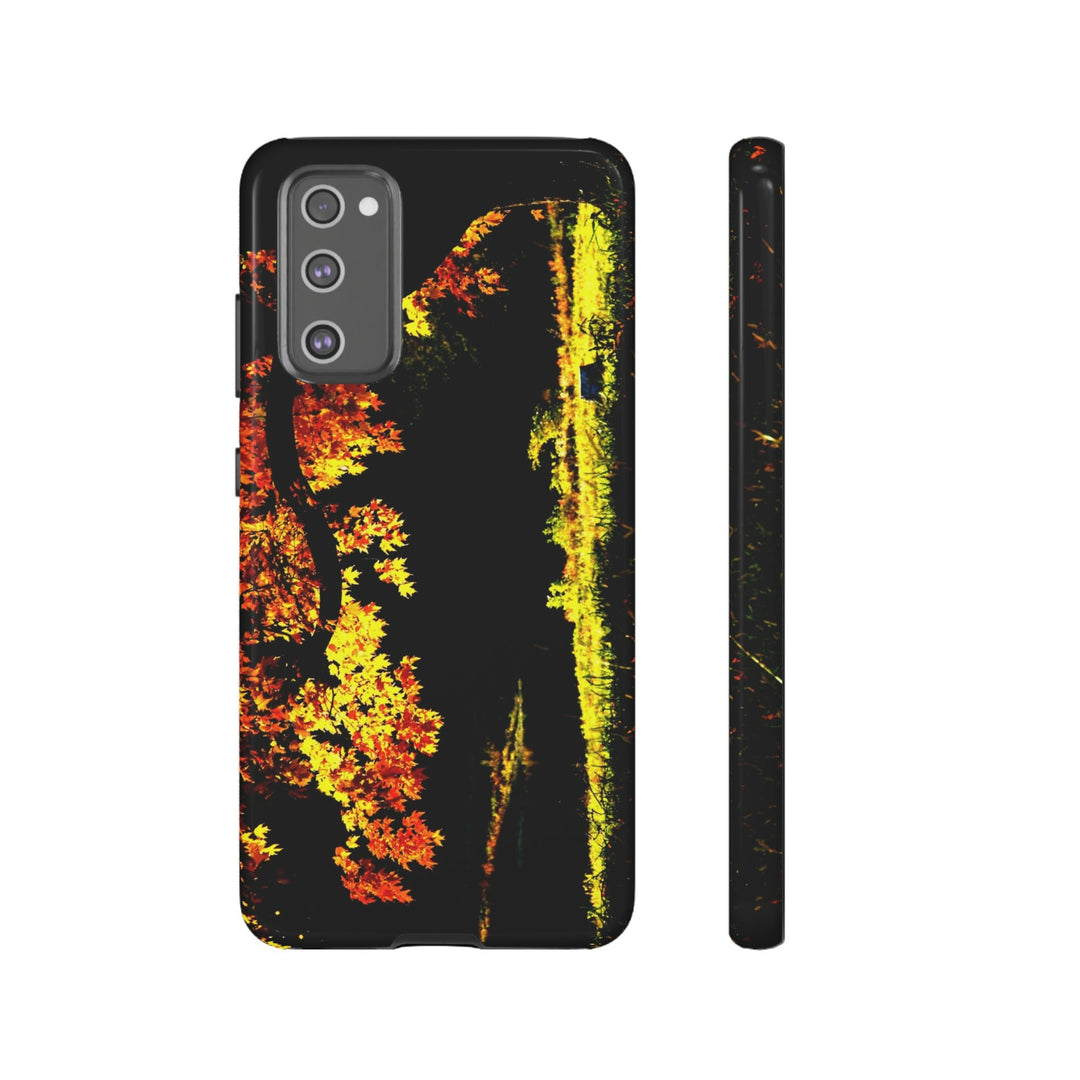 Cute Samsung Phone Case | Aesthetic Samsung Phone Case | Fall Leaves North Bridge | Galaxy S23, S22, S21, S20 | Luxury Double Layer | Cool - Studio40ParkLane