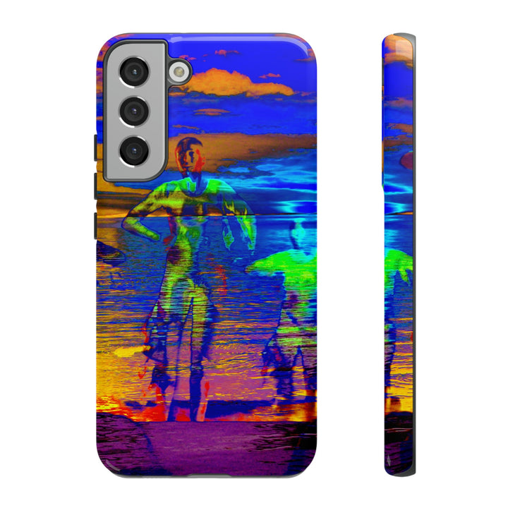 Cute Samsung Phone Case | Aesthetic Samsung Phone Case | Dance Sunset Colorful | Galaxy S23, S22, S21, S20 | Luxury Double Layer | Cool - Studio40ParkLane