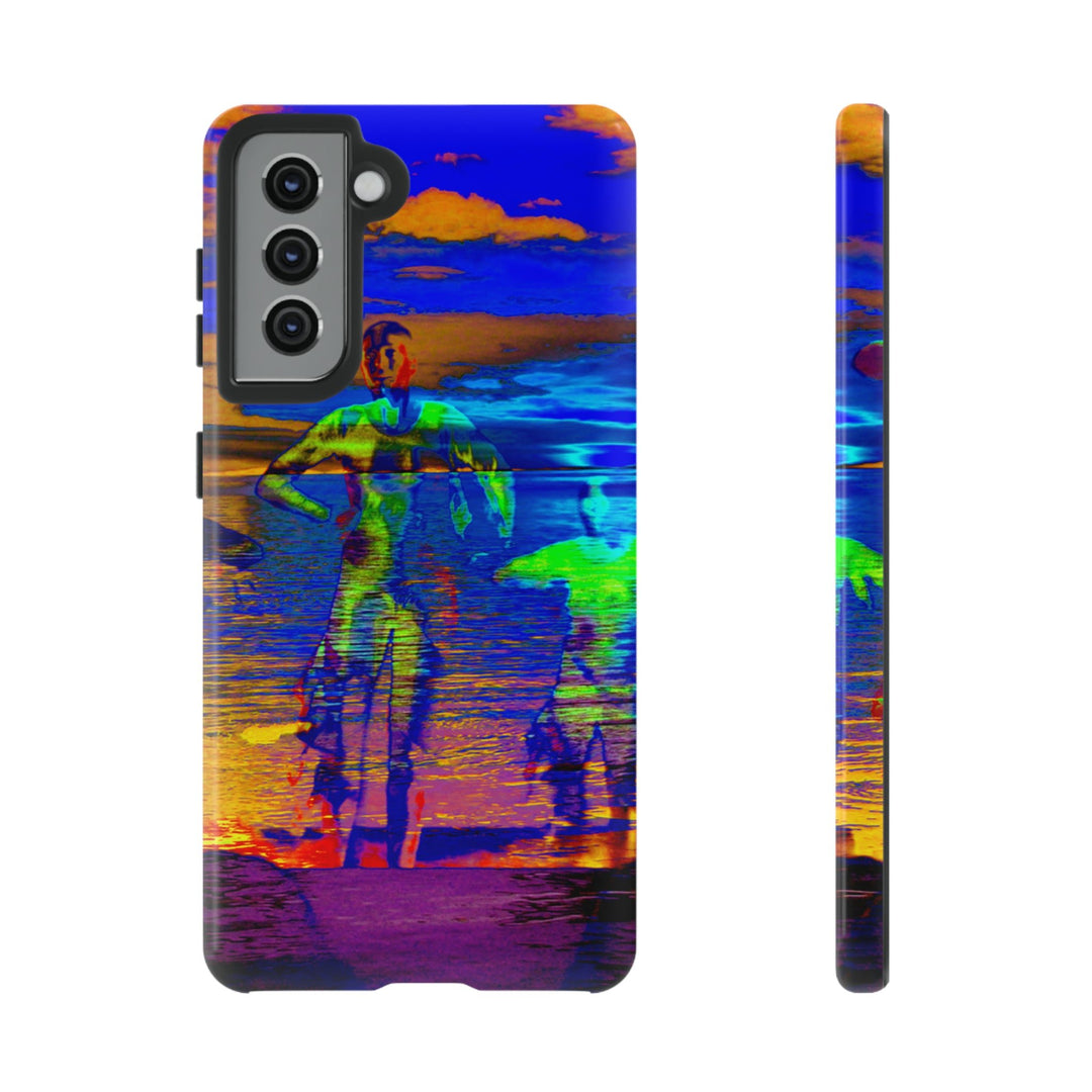 Cute Samsung Phone Case | Aesthetic Samsung Phone Case | Dance Sunset Colorful | Galaxy S23, S22, S21, S20 | Luxury Double Layer | Cool - Studio40ParkLane