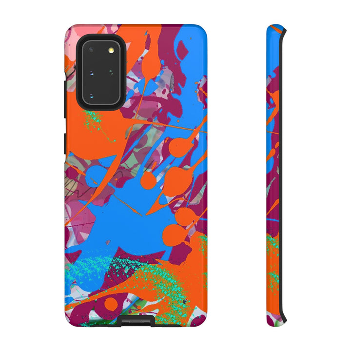 Samsung Galaxy Phone Case | Galaxy S23, S22, S21, S20 | Luxury Case Double Layered | Impact Resistant | Fashionable - Paint Spill 1 - Studio40ParkLane