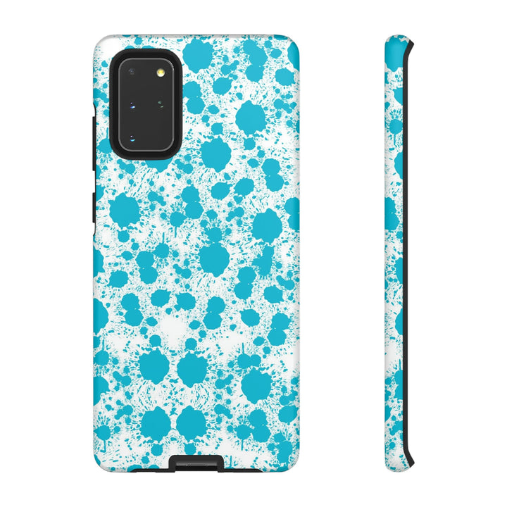 Cute Samsung Phone Case | Aesthetic Samsung Phone Case | Paint Splash Light Blue | Galaxy S23, S22, S21, S20 | Luxury Double Layer | Cool - Studio40ParkLane