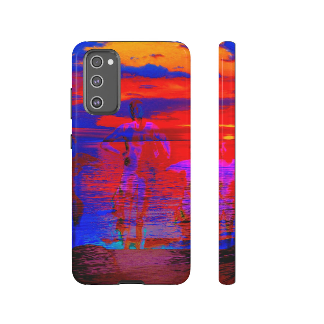 Cute Samsung Phone Case | Aesthetic Samsung Phone Case | Dance Sunset Colorful | Galaxy S23, S22, S21, S20 | Luxury Double Layer | Cool - Studio40ParkLane