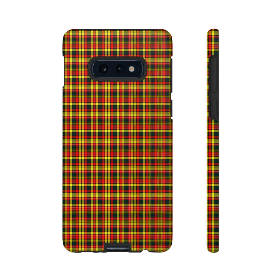 Samsung Galaxy Phone Case | Galaxy S23, S22, S21, S20 | Luxury Case Double Layered | Impact Resistant | Fashionable - Tartan Buchanan - Studio40ParkLane