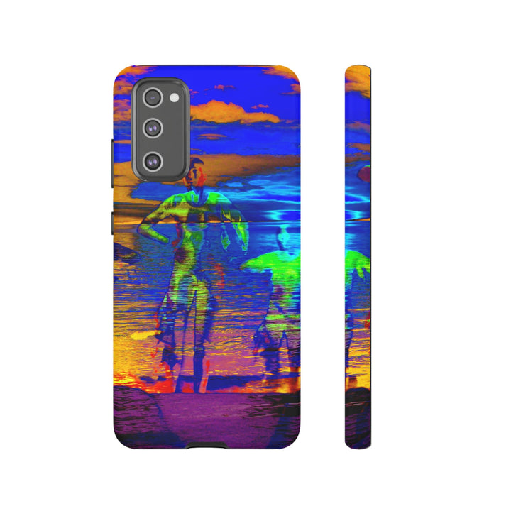 Cute Samsung Phone Case | Aesthetic Samsung Phone Case | Dance Sunset Colorful | Galaxy S23, S22, S21, S20 | Luxury Double Layer | Cool - Studio40ParkLane