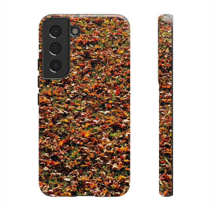 Cool Phone Case | Aesthetic Phone Case | Fall Leaves | For Samsung Galaxy S23, S22, S21, S20 | Luxury Double Layer | Cute - Studio40ParkLane