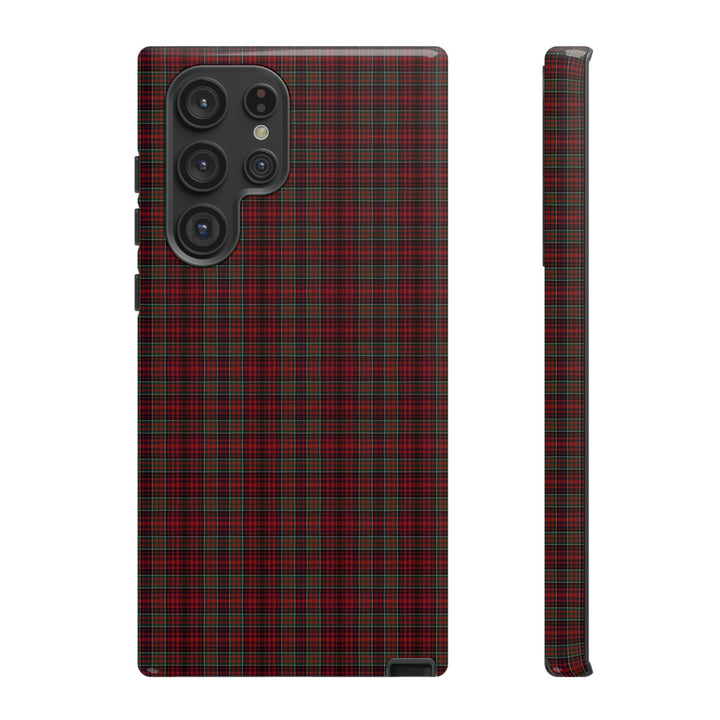 Samsung Galaxy Phone Case | Tough Case double layered | Impact resistant | Galaxy S23, S22, S21, S20 - Matte/Glossy Rose Tartan McDonald - Studio40ParkLane