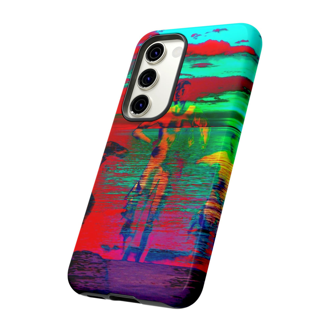 Cute Samsung Phone Case | Aesthetic Samsung Phone Case | Dance Sunset Colorful | Galaxy S23, S22, S21, S20 | Luxury Double Layer | Cool - Studio40ParkLane