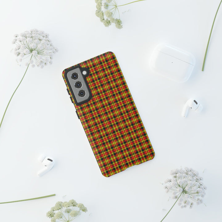 Samsung Galaxy Phone Case | Galaxy S23, S22, S21, S20 | Luxury Case Double Layered | Impact Resistant | Fashionable - Tartan Buchanan - Studio40ParkLane