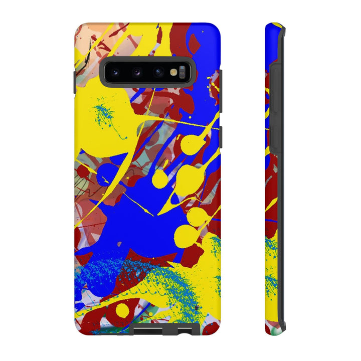 Samsung Galaxy Phone Case | Galaxy S23, S22, S21, S20 | Luxury Case Double Layered | Impact Resistant | Fashionable - Paint Spill 2 - Studio40ParkLane