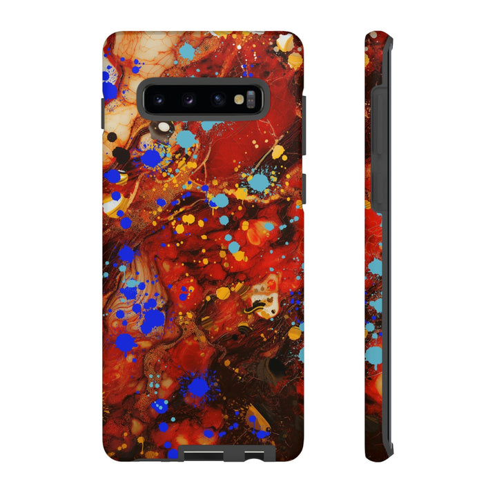 Cool Phone Case | Aesthetic Phone Case | Fall Colors Marble | For Samsung Galaxy S23, S22, S21, S20 | Luxury Double Layer | Cute - Studio40ParkLane