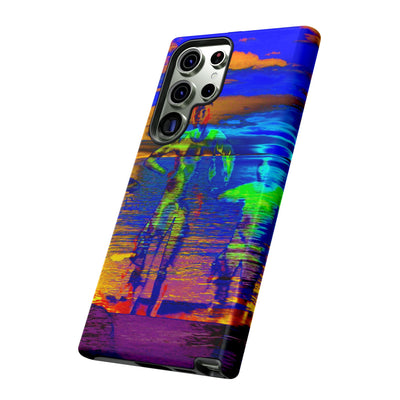 Cute Samsung Phone Case | Aesthetic Samsung Phone Case | Dance Sunset Colorful | Galaxy S23, S22, S21, S20 | Luxury Double Layer | Cool - Studio40ParkLane