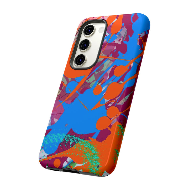 Samsung Galaxy Phone Case | Galaxy S23, S22, S21, S20 | Luxury Case Double Layered | Impact Resistant | Fashionable - Paint Spill 1 - Studio40ParkLane