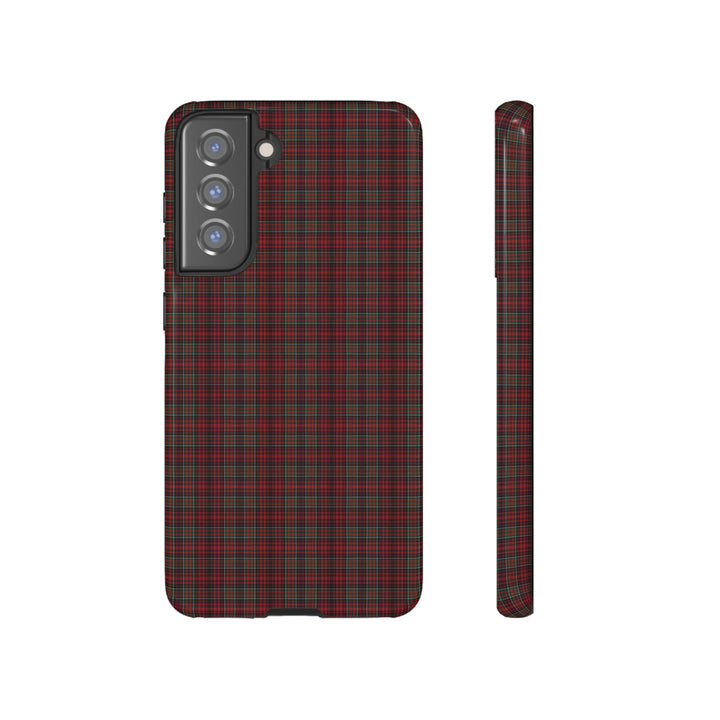 Samsung Galaxy Phone Case | Tough Case double layered | Impact resistant | Galaxy S23, S22, S21, S20 - Matte/Glossy Rose Tartan McDonald - Studio40ParkLane
