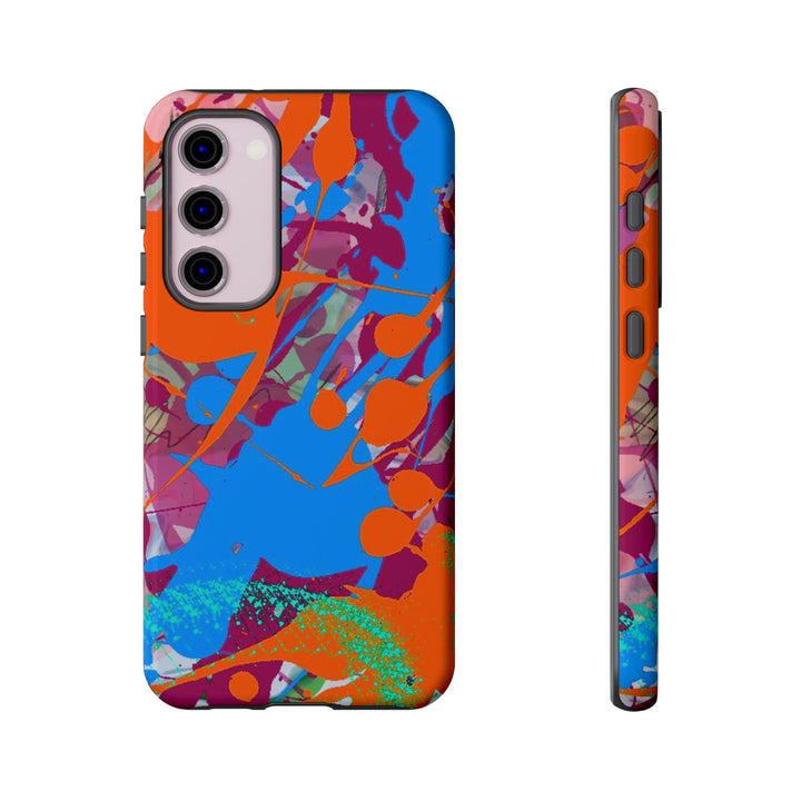 Samsung Galaxy Phone Case | Galaxy S23, S22, S21, S20 | Luxury Case Double Layered | Impact Resistant | Fashionable - Paint Spill 1 - Studio40ParkLane