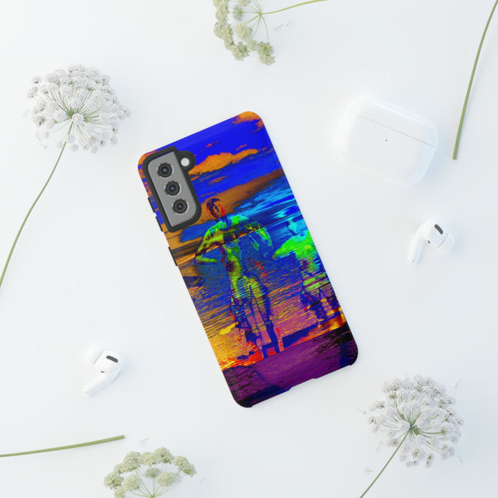 Cute Samsung Phone Case | Aesthetic Samsung Phone Case | Dance Sunset Colorful | Galaxy S23, S22, S21, S20 | Luxury Double Layer | Cool - Studio40ParkLane
