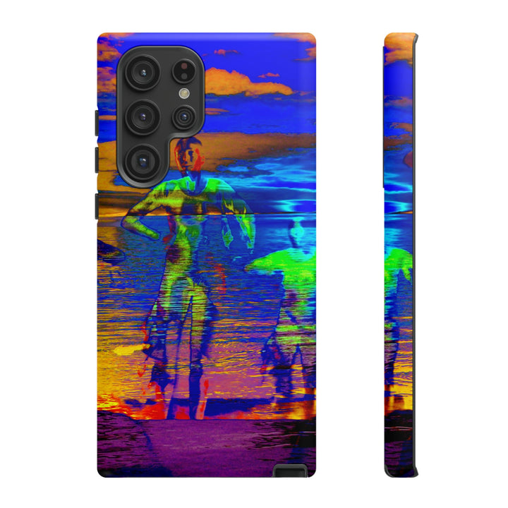 Cute Samsung Phone Case | Aesthetic Samsung Phone Case | Dance Sunset Colorful | Galaxy S23, S22, S21, S20 | Luxury Double Layer | Cool - Studio40ParkLane
