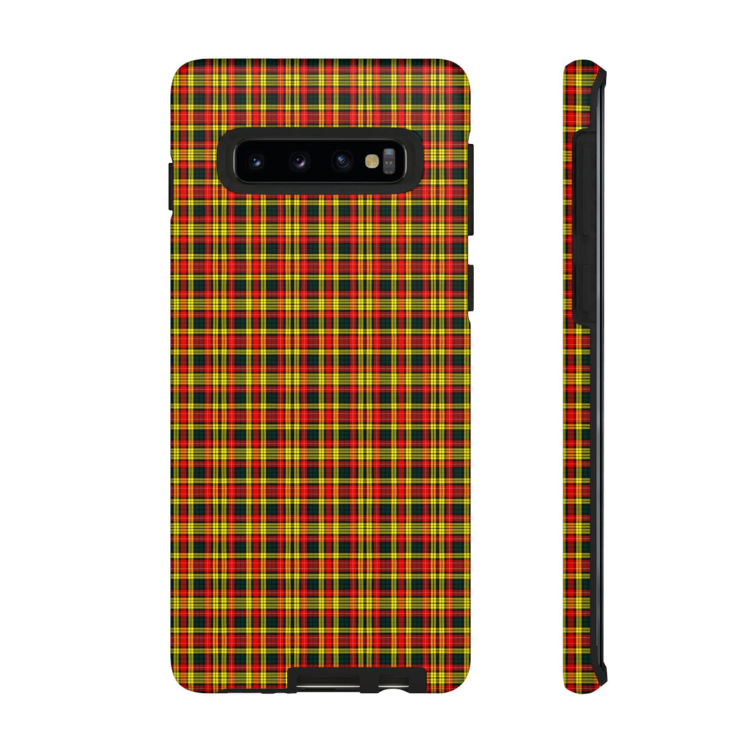 Samsung Galaxy Phone Case | Galaxy S23, S22, S21, S20 | Luxury Case Double Layered | Impact Resistant | Fashionable - Tartan Buchanan - Studio40ParkLane