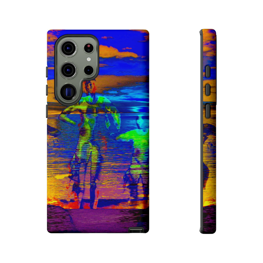Cute Samsung Phone Case | Aesthetic Samsung Phone Case | Dance Sunset Colorful | Galaxy S23, S22, S21, S20 | Luxury Double Layer | Cool - Studio40ParkLane
