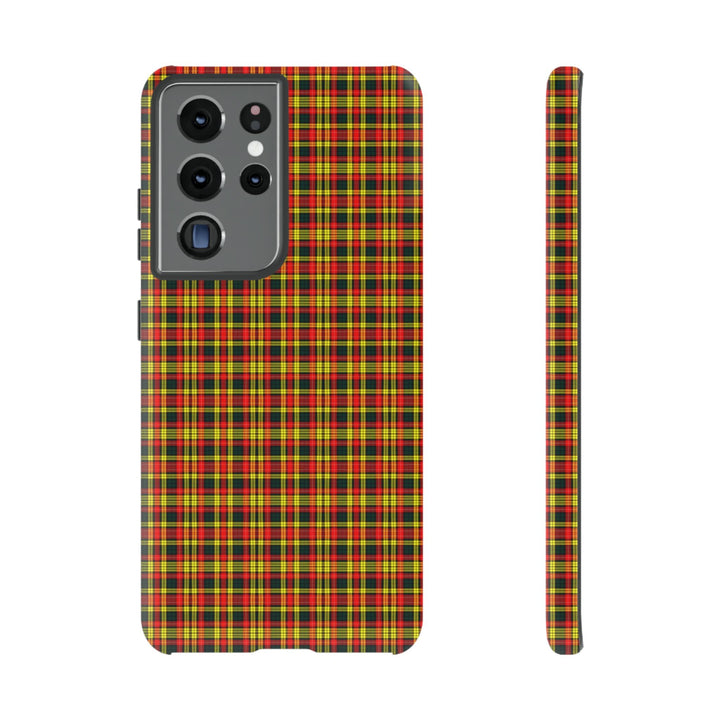 Samsung Galaxy Phone Case | Galaxy S23, S22, S21, S20 | Luxury Case Double Layered | Impact Resistant | Fashionable - Tartan Buchanan - Studio40ParkLane