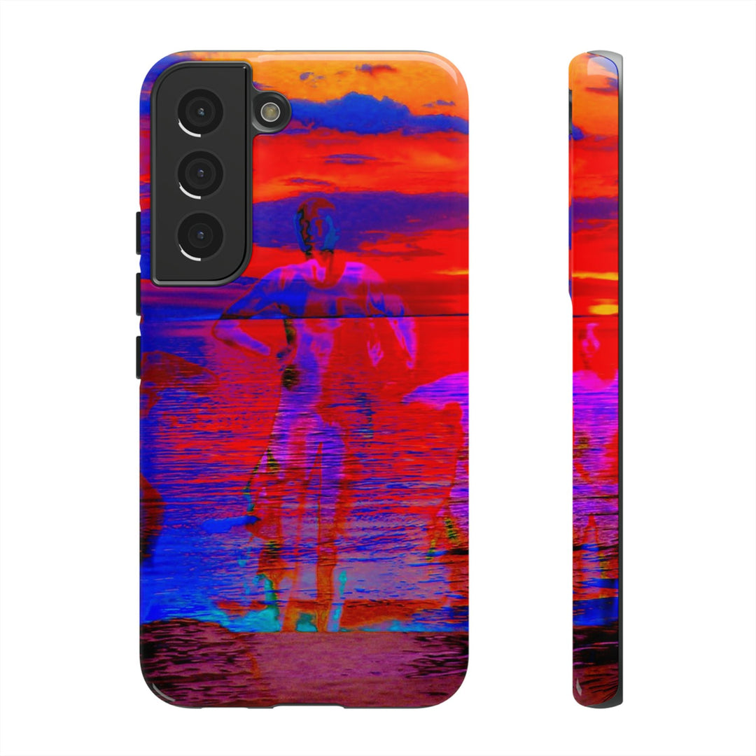 Cute Samsung Phone Case | Aesthetic Samsung Phone Case | Dance Sunset Colorful | Galaxy S23, S22, S21, S20 | Luxury Double Layer | Cool - Studio40ParkLane
