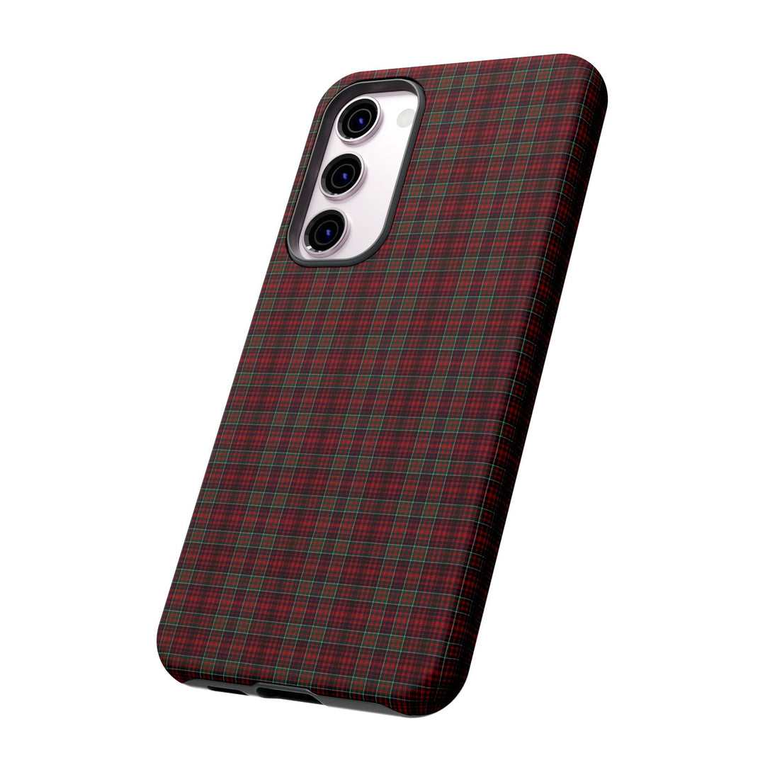 Samsung Galaxy Phone Case | Tough Case double layered | Impact resistant | Galaxy S23, S22, S21, S20 - Matte/Glossy Rose Tartan McDonald - Studio40ParkLane