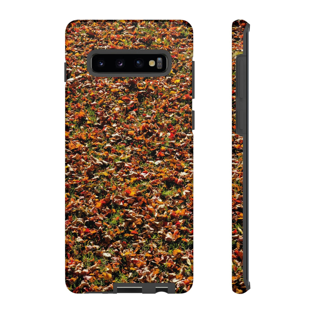 Cool Phone Case | Aesthetic Phone Case | Fall Leaves | For Samsung Galaxy S23, S22, S21, S20 | Luxury Double Layer | Cute - Studio40ParkLane