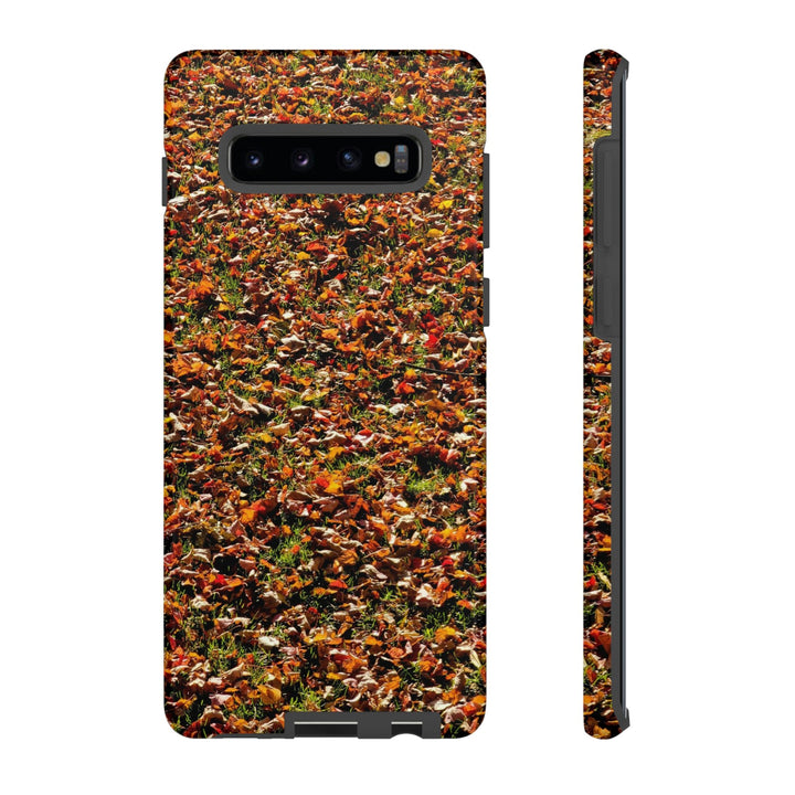 Cool Phone Case | Aesthetic Phone Case | Fall Leaves | For Samsung Galaxy S23, S22, S21, S20 | Luxury Double Layer | Cute - Studio40ParkLane