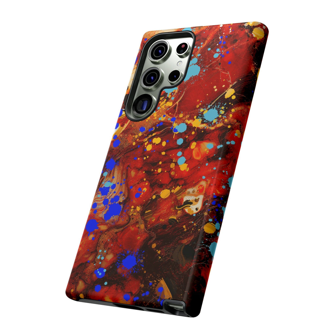 Cool Phone Case | Aesthetic Phone Case | Fall Colors Marble | For Samsung Galaxy S23, S22, S21, S20 | Luxury Double Layer | Cute - Studio40ParkLane