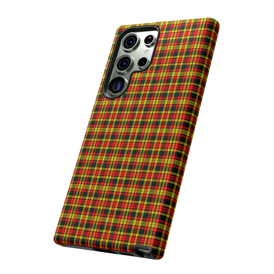 Samsung Galaxy Phone Case | Galaxy S23, S22, S21, S20 | Luxury Case Double Layered | Impact Resistant | Fashionable - Tartan Buchanan - Studio40ParkLane