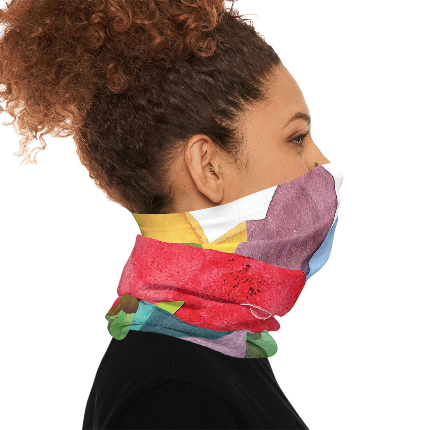 Fashionable Neck Gaiter For Women Girls Men - Multi-Purpose UPF 50+ UV+ Buff -Valentine I love You - Studio40ParkLane