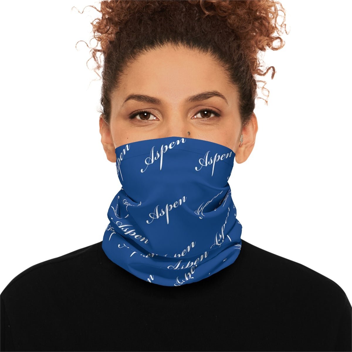 Fashionable Neck Gaiter For Women Girls Men - Multi-Purpose UPF 50+ UV+ Full Face Mask Buff Balaclava Blue Aspen - Studio40ParkLane