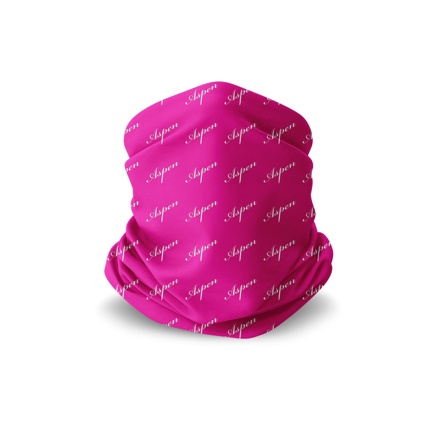 Neck Gaiter - For Men Women - Aspen Pink - Artsy - Headband - Bandana - Wristband - Neck Warmer - Face Shield - Buff - Studio40ParkLane