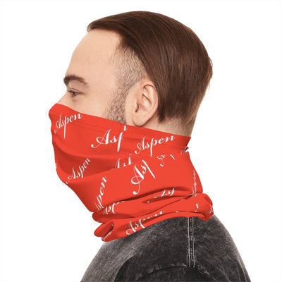 Fashionable Neck Gaiter For Women Girls Men -Multi-Purpose UPF 50+ UV+Full Face Mask Buff Balaclava Red Aspen - Studio40ParkLane