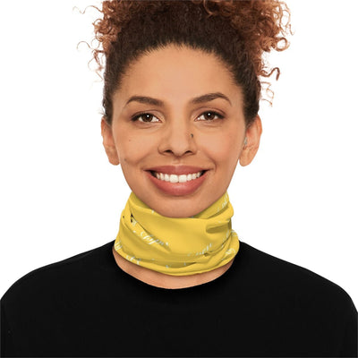 Fashionable Neck Gaiter For Women Girls Men - Multi-Purpose UPF 50+ UV+ Full Face Mask Buff Balaclava Yellow Aspen - Studio40ParkLane